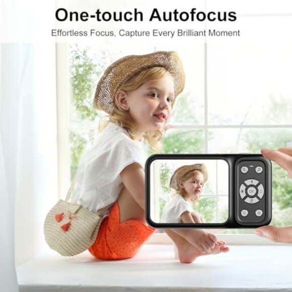 Amazon.com : 4K Digital Camera for Photography, 64MP  Digital Camera, 4K 64MP Dual Screens Camera, 18X Zoom, Point and Shoot Digital C